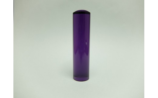 紫水晶　印鑑　15.0㎜×60.0㎜