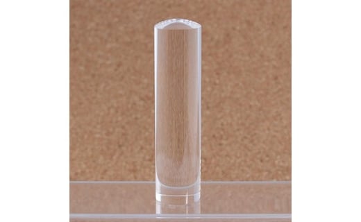 宝石印鑑　水晶　13.5mm×60.0mm
